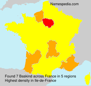 Surname Baskind in France Surname Baskind in France