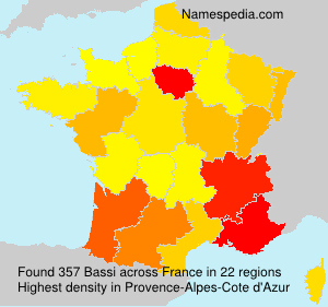 Surname Bassi in France Surname Bassi in France