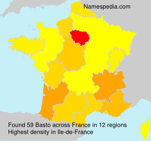 Surname Basto in France Surname Basto in France