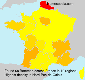 Surname Bateman in France Surname Bateman in France