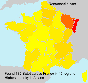 Surname Batot in France Surname Batot in France