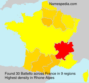 Surname Battello in France