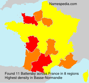 Surname Battersby in France Surname Battersby in France