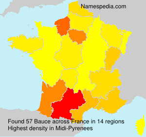 Surname Bauce in France Surname Bauce in France