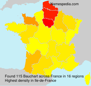 Surname Bauchart in France Surname Bauchart in France