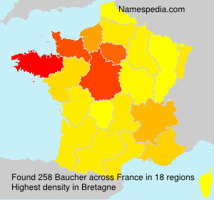 Surname Baucher in France Surname Baucher in France