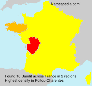 Surname Baudit in France Surname Baudit in France