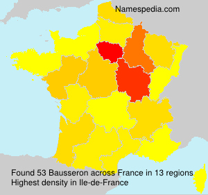 Surname Bausseron in France Surname Bausseron in France