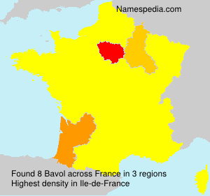 Surname Bavol in France