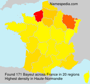 Surname Bayeul in France Surname Bayeul in France