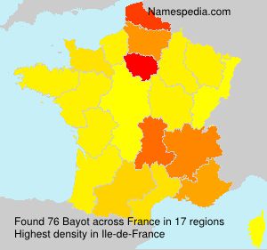 Surname Bayot in France Surname Bayot in France