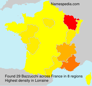 Surname Bazzucchi in France Surname Bazzucchi in France