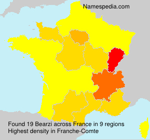Surname Bearzi in France Surname Bearzi in France