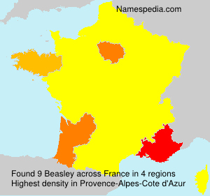 Surname Beasley in France Surname Beasley in France