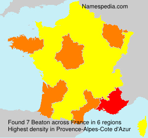 Surname Beaton in France Surname Beaton in France