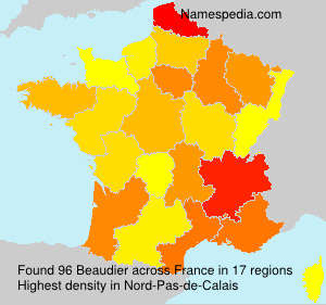 Surname Beaudier in France Surname Beaudier in France