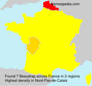 Surname Beaudrap in France Surname Beaudrap in France