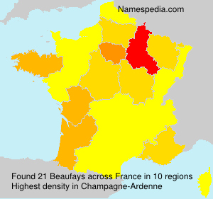 Surname Beaufays in France Surname Beaufays in France