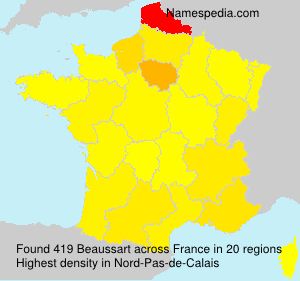 Surname Beaussart in France Surname Beaussart in France