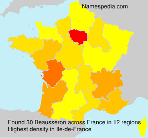 Surname Beausseron in France Surname Beausseron in France