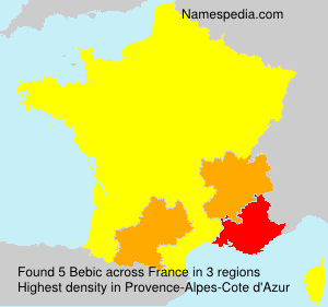 Surname Bebic in France Surname Bebic in France