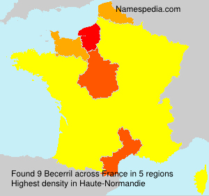 Surname Becerril in France Surname Becerril in France