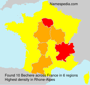 Surname Bechere in France Surname Bechere in France