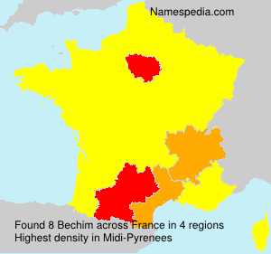 Surname Bechim in France Surname Bechim in France