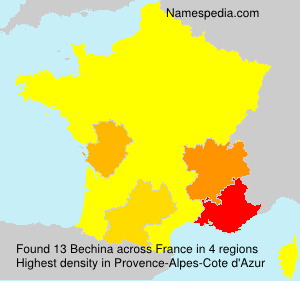 Surname Bechina in France Surname Bechina in France