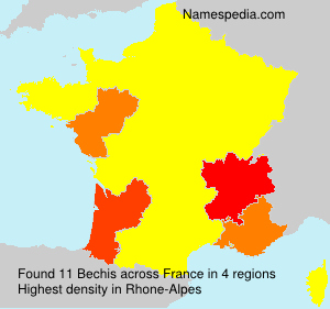 Surname Bechis in France Surname Bechis in France
