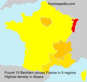 Surname Bechlem in France Surname Bechlem in France