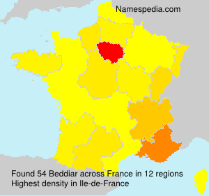 Surname Beddiar in France Surname Beddiar in France