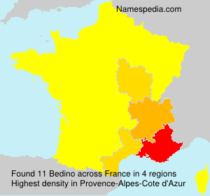 Surname Bedino in France Surname Bedino in France