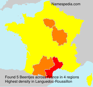 Surname Beentjes in France Surname Beentjes in France