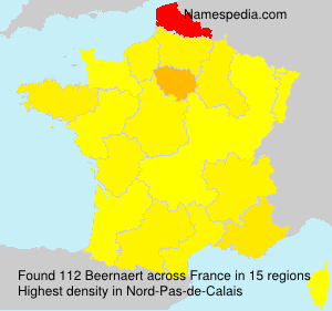 Surname Beernaert in France Surname Beernaert in France