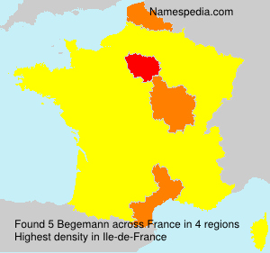 Surname Begemann in France Surname Begemann in France