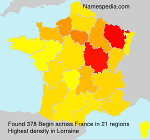 Surname Begin in France Surname Begin in France