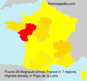 Surname Begnaud in France Surname Begnaud in France