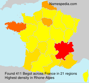 Surname Begot in France Surname Begot in France