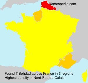 Surname Behdad in France Surname Behdad in France