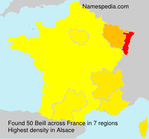 Surname Beill in France Surname Beill in France