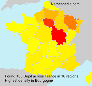 Surname Bejot in France Surname Bejot in France