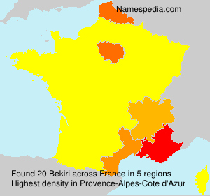 Surname Bekiri in France Surname Bekiri in France