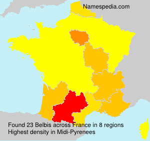 Surname Belbis in France