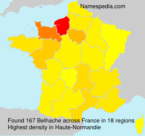 Surname Belhache in France Surname Belhache in France