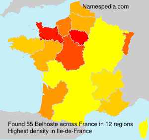 Surname Belhoste in France Surname Belhoste in France