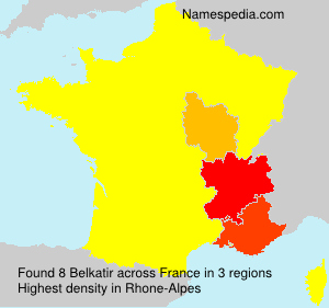 Surname Belkatir in France Surname Belkatir in France