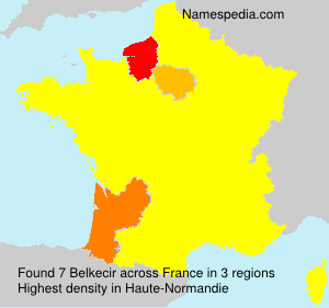 Surname Belkecir in France Surname Belkecir in France