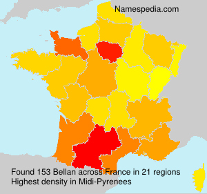 Surname Bellan in France Surname Bellan in France