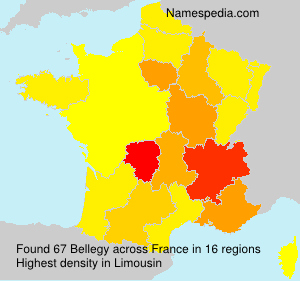 Surname Bellegy in France Surname Bellegy in France